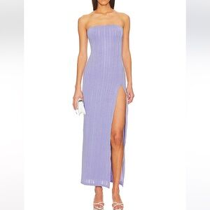 Elegant Strapless Purple Dress- Brand new with tags